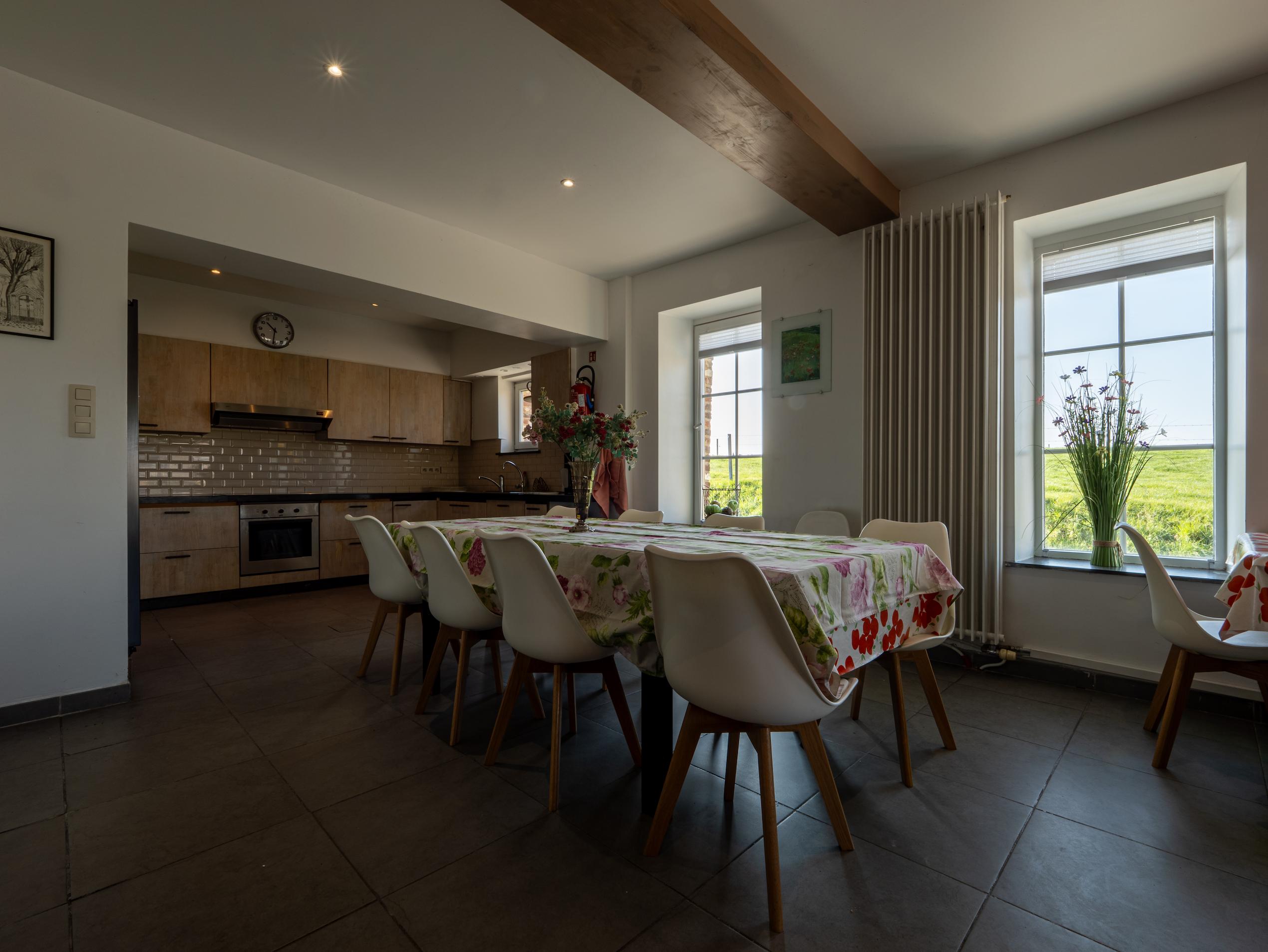 Salle à manger du gîte L'Écurie