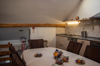 Salle à manger du gîte Le Fénil