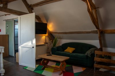 Salon du gîte Le Fénil