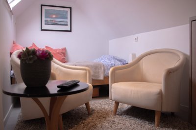Chambre du gîte Le Pigeonnier